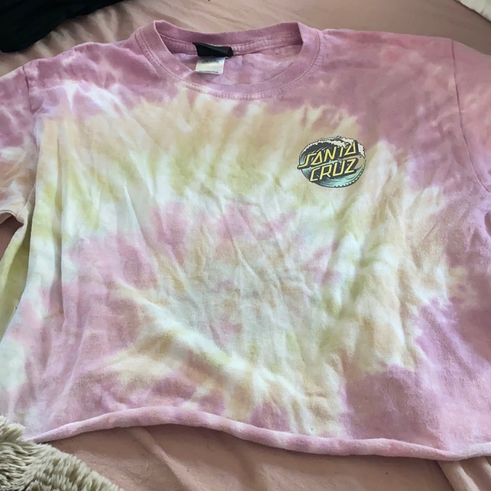Santa Cruz cropped tee